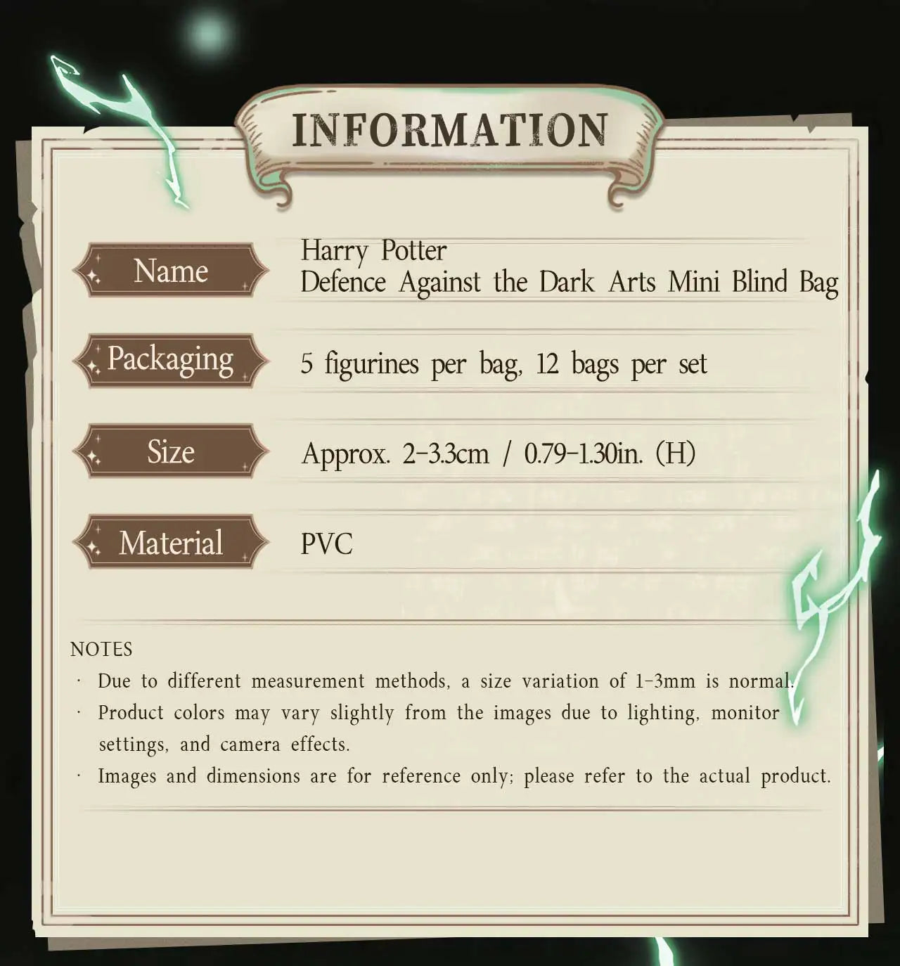 Harry Potter Defense Against the Dark Arts Mini Blind Bag
