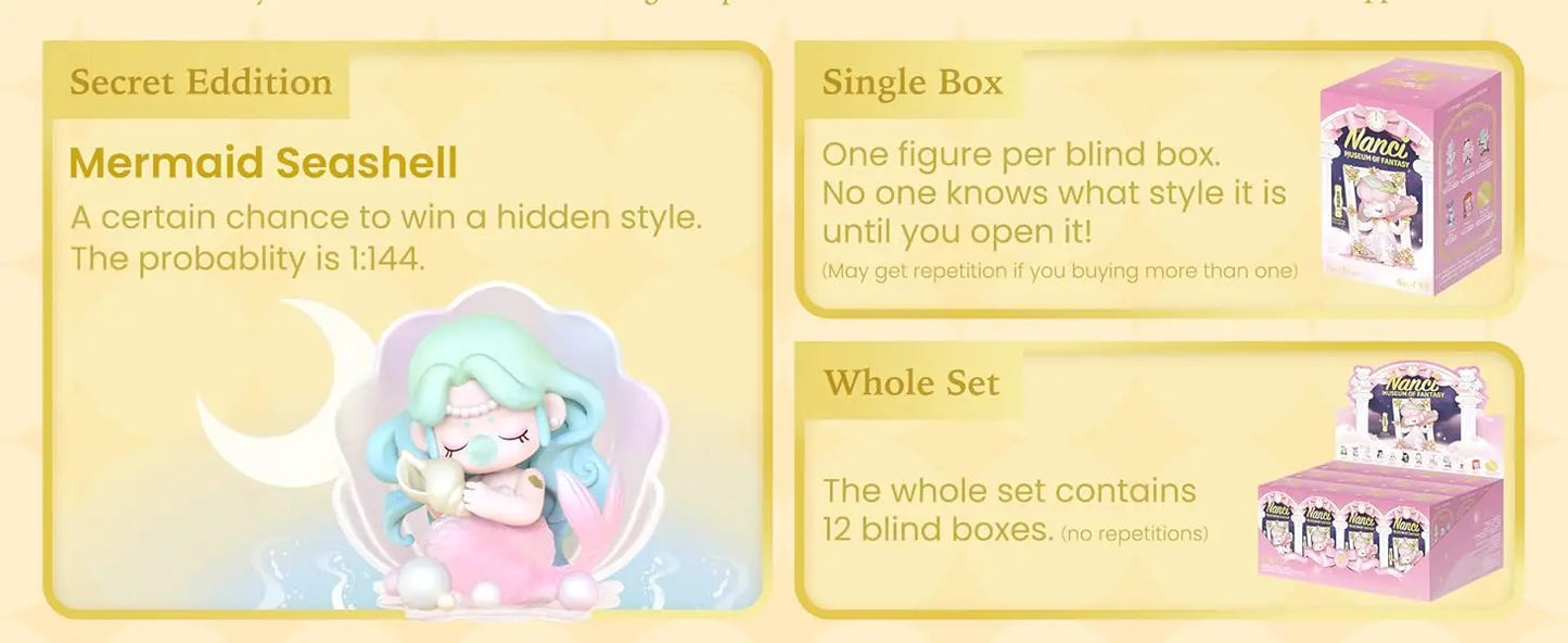 Robotime Rolife Nanci “Museum of Fantasy” Blind Box Collectible Figures